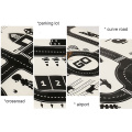 Nordic City Parking Lot Game Carpet 130*100cm Road Map Car Toys Baby Play Mats Educational Toy Portable Game Pad Gifts for Kids