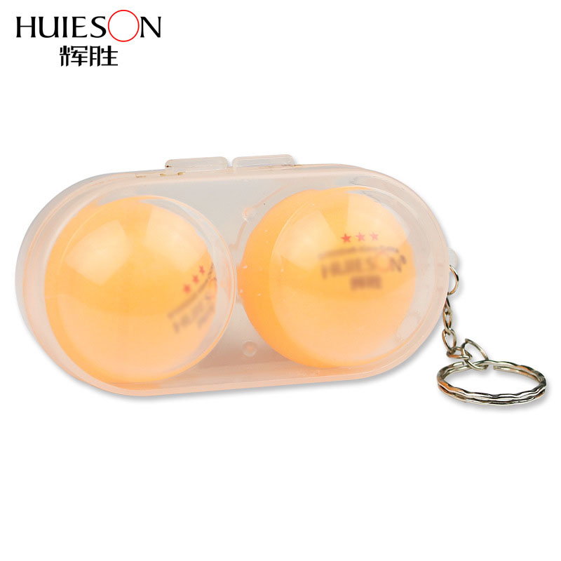 Huieson 3 Star Table Tennis Balls 40+ ABS New Material Ping Pong Balls 2pcs Table Tennis Balls With Plastic Packing Carry Case