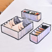 NEW Foldable Underwear Drawer Organizers Dividers Closet Dresser Clothes Storage Organizer Box For Bras Scarves Ties Socks Box