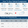 1.67 Anti-Blue Ray Aspheric Photochromic Gray Lens Optical Lenses Prescription Vision Correction Computer Reading Lens