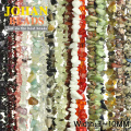 JHNBY Natural Stone Amazonite,Opal,Sodalite,Garnet,Sandstone,Chorite Crystals Irregular Gravel beads 80~88cm Jewelry making DIY