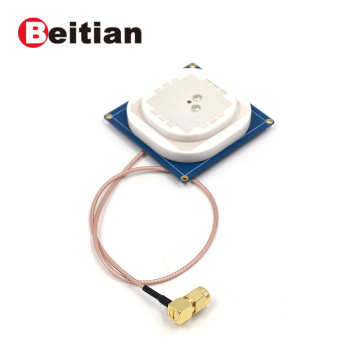 BEITIAN GNSS GPS antenna for ZED-F9P module RTK Drone Base UAV UGV GPS GLO GAL BDS GNSS L1,L2 SMA-JW connector BAW-5630C