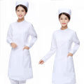 Summer 3 Color Nurse Uniform Medical Robe Hospital Nurse Uniform Women Medical Uniforms Ladies Elegant White Lab Coat