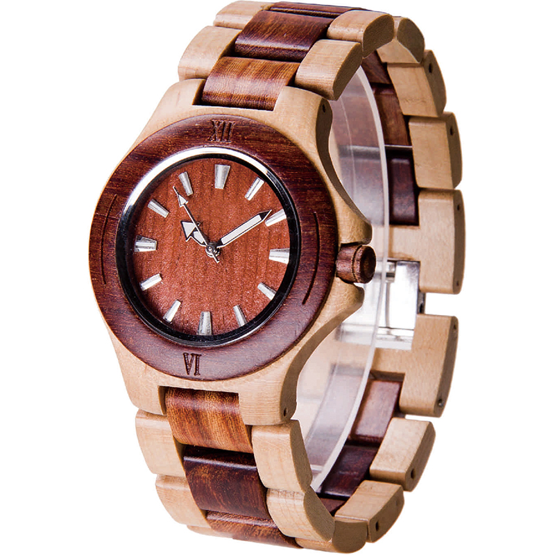 mosaic wooden watch