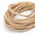 5Meter/lot 1.5mm 2mm Natural Burlap Hessian Jute Twine Cord String Rope DIY Craft Wedding Decoration Gift Wrap Supplies