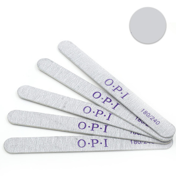 Free Shipping 3pcs/lot Women Sanding Nail Files 180/240 Grey Wooden Thin UV Gel Nailfile For Manicure Polishing Files