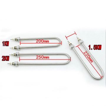 U Shape Heating Element Electric Heat Tube 1KW/1.5KW/2KW Heating Pipe 220V/380V Electric Water Heater Parts