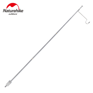Naturehike Outdoor Adjustable Lamp Pole Folding Portable Camping Lamp Bracket 3-sections Aluminum Alloy Light Rod Ultralight