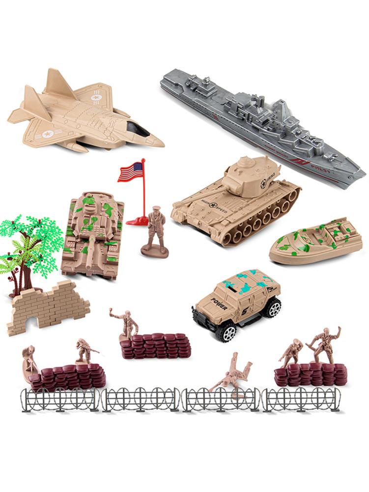 Army Mini Military Toy Set Weapons Battlefield Parent-child Toy Accessories Small Building Blocks Parts Bricks Kids Toy