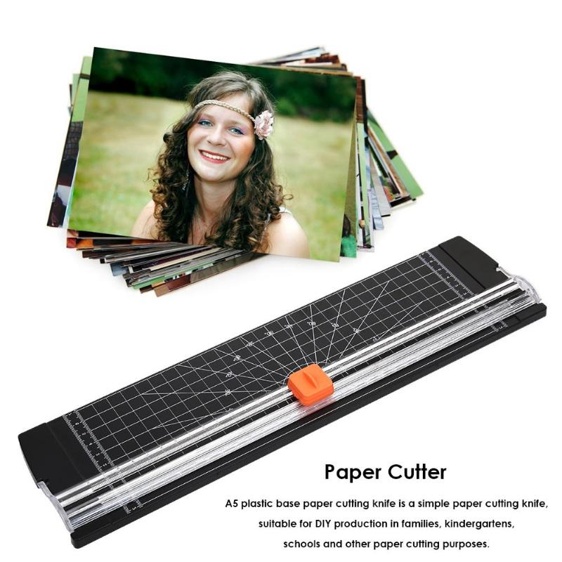 A4 Portable Paper Trimmer Precision Paper Cutter Cutting Machine Office Plastic Labels Photo Cutting Mat Machine DIY Craft