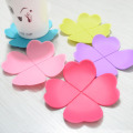 2pcs Cute Flower Coaster Novelty Placement Tea Coaster Cup Table Decoration Gifts Kawaii Stationery Office Desk Set Accessories