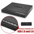 110V-240V USB Portable Multiple Playback DVD Player ADH DVD CD SVCD VCD Disc Player Home Theatre System With Romote Control