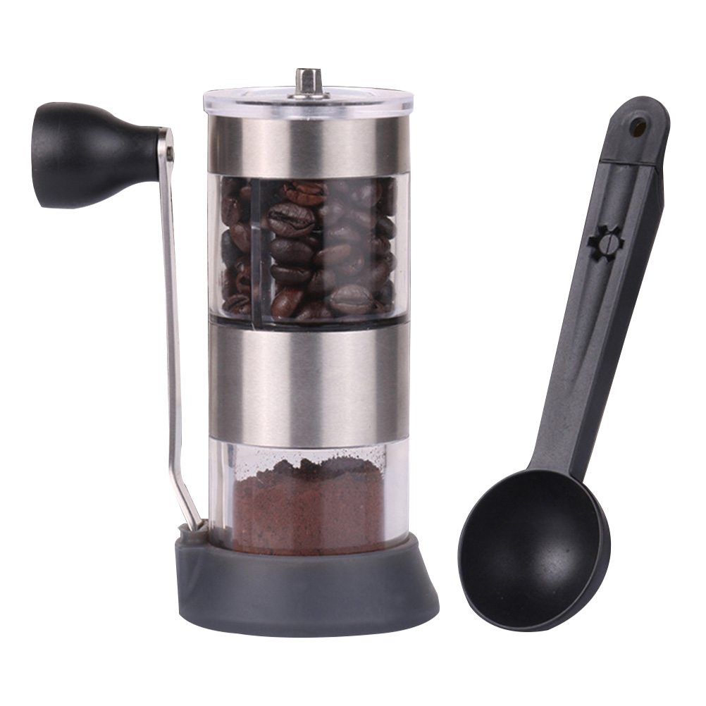1 Pc Handheld Mini Portable Spice Grinder Coffee Mill Hand Grinder Coffee Grinder with Hand-Crank for Office Outdoor Activities