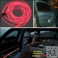 NOVOVISU For Volvo V70 XC70 Car Interior Ambient Light Panel illumination For Car Inside Tuning Cool Refit Light Optic Fiber