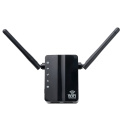 Kebidumei Mini WiFi Repeater Router 300Mbps WiFi Range Extender Access Point Support WPS Protection with 2 External Antennas
