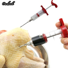 OurDecor Barbecue BBQ Tools Set Grill Syringe Kitchen Accessories Sauce Injector Roast Needle Party Decoration Home Decor