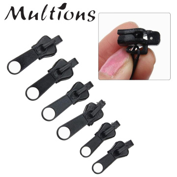 6Pcs Universal Zipper DIY Repair Kit Replacement Zip Slider Teeth Rescue Zippers For Garment DIY Sewing Accessories