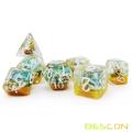 Bescon BeachTime Dice Set, Novelty RPG 7-dice Set in Brick Box Packing