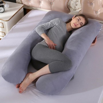 pregnancy pillow maternity Women Maternity Pregnant Print Sleeping U-Shaped Pillow Abdominal Cushion coussin de maternité Q4