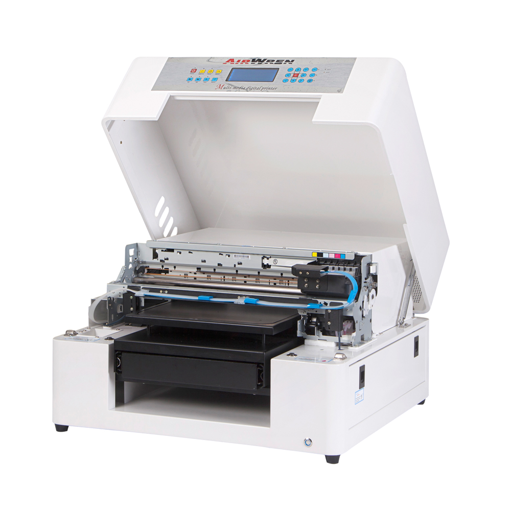 A3 Size DTG Flatbed Printer With RIP Software For Dark and Light Color Clothes Automatic Inkjet DTG Printing Machine