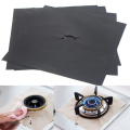4 Pcs Cleaning Kitchen Tool Reusable Sheet Gas Cooker Liner Protector Cover Foil Gas Hob Range Stovetop Burner Protector Pad J2Y