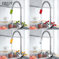 FRUD Solid Kitchen Mixer Cold and Hot flexible Kitchen Tap Single lever Hole Water Tap Kitchen Faucet Torneira Cozinha R43127-6