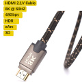 DIGIZULU HDMI 2.1 Cable 8K@60Hz 4K@120Hz 48Gbps HDCP2.2 HDMI Cable Cord for PS4 Splitter Switch Audio Video Cable 8K HDMI 2.1