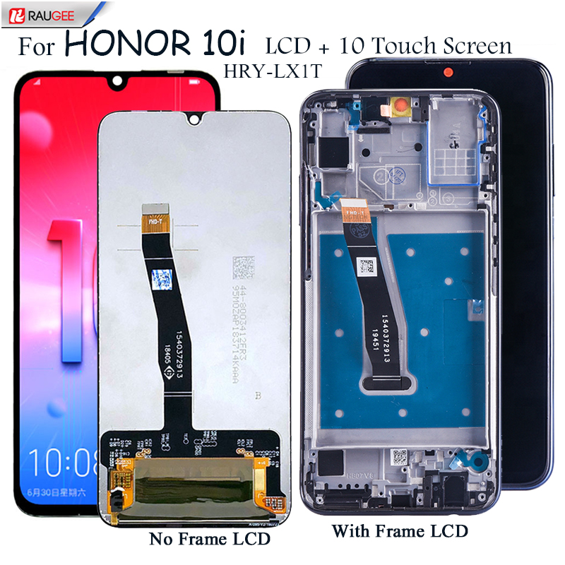 LCD Screen For Honor 10i 6.21" HRY-LX1T LCD Display 10 Touch Screen Replacement Tested Mobiles Phone LCDs Digitizer Assembly