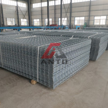 Galvanized steel welded curved 3d wire mesh fence