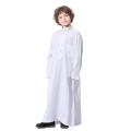 Muslim Boys Abaya Kids Kaftan Islamic Clothing Dubai Jubba Thobe Arab Eid Mubarak Toddler 2-6 6-10 Years Old Traditional Robes