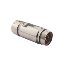 M40 6 Pin Male Straight Field Wireable Connector