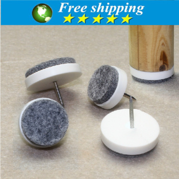 DIY Nail Protector Round No-noise Furniture Table Leg Anti Slip Mat Floor Felt Skid Glide Slide Chair Feet Pads.