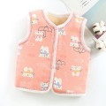 Autumn Winter Baby Plush Warm Vest Kids Boy Girl Cardigan Vest Children's Jacket Newborn Baby Thick Waistcoats Baby Clothing