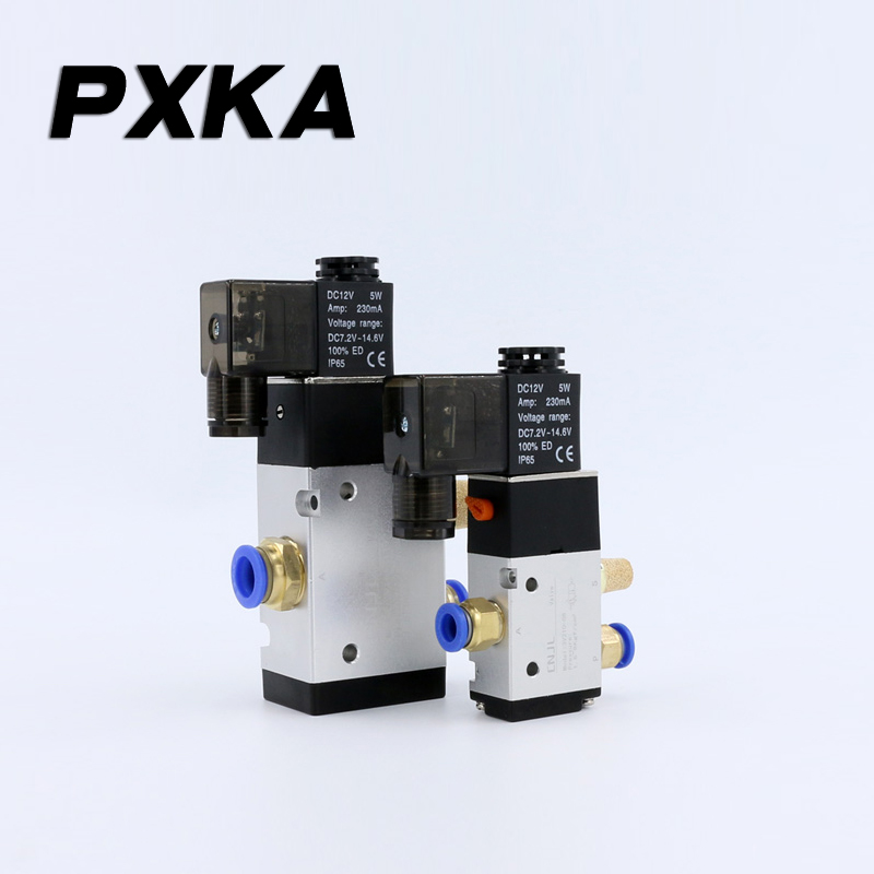 Free shipping Adecco 3V210-08 Pneumatic Solenoid Valve Valve Valve Two Position Three Way 220 Coil 24v Electronic Valve