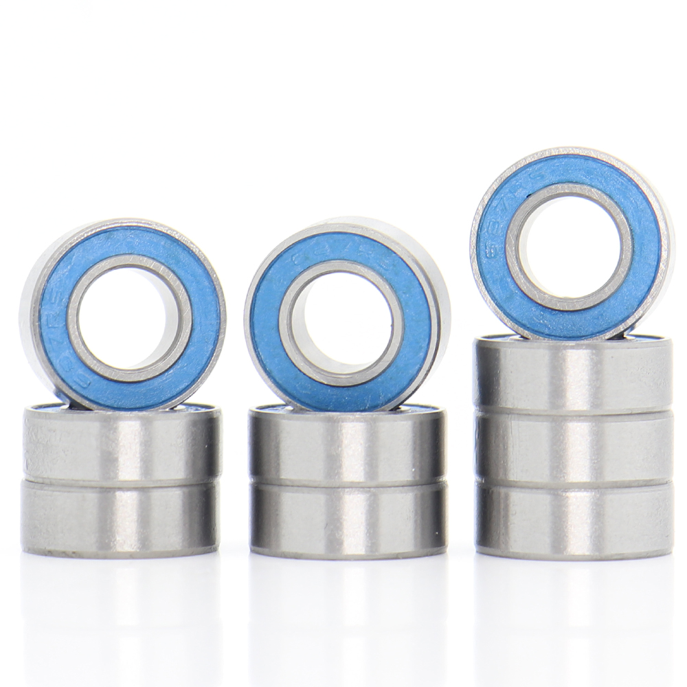 687RS Bearing 10PCS 7x14x5 mm ABEC-3 Hobby Electric RC Car Truck 687 RS 2RS Ball Bearings 687-2RS Blue Sealed
