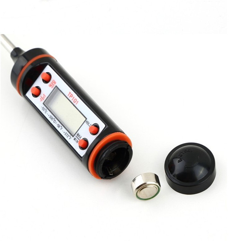 Portable and Durable Kitchen Thermometer Digital Food Meat Probe BBQ Milk Water Household LCD Display Temperature Tool