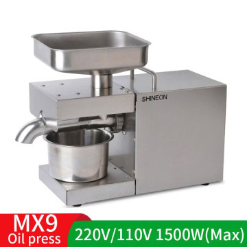 220V 7-11kg /H Automatic Cold Press High Speed Oil Extractor Extraction Temperature Control Peanut Coconut Oil Press
