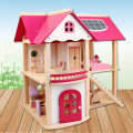 CUTEBEE Pretend Play Furniture Toys Wooden Dollhouse Furniture Miniature Toy Set Doll House Toys for Children Kids Toy
