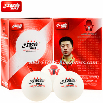 30 balls/ 60 balls DHS 3-Star D40+ Table Tennis Ball ITTF WORLD TOUR (D40+ WORLD TOUR) Plastic ABS DHS 3 Star Ping Pong Balls