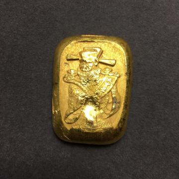 Exquisite Antique Copper Gold Ingot (God of Wealth) 3 styles Decoration