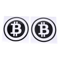 6.3in*6.3in Large Bitcoin Car Sticker Cryptocurrency Blockchain Freedom Sticker Vinyl Car Window Decal