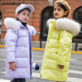 2020 Winter Thicken Children Hooded Down Outerwear Warm Girls Jacket Kids Snowsuit Children Clothing Parka Girl coat Clothes