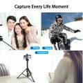 Foldable Tripod Bluetooth Selfiestick With Wireless Shutter Monopod Self-portrait For iPhone Android Phones Action Cameras