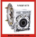 NMRV075 Worm Reducer 19mm 24mm 28mm input shaft 5:1 - 100 :1 Gear Ratio Worm Gearbox 90 Degree Speed Reducer