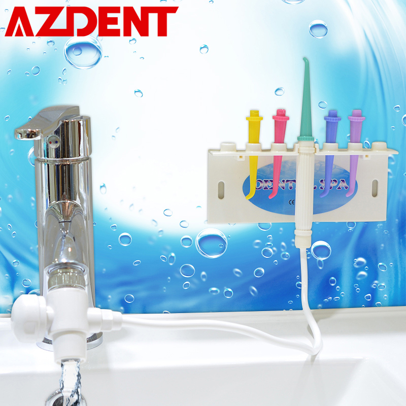 AZDENT Top SPA Dental Flosser Oral Irrigator Faucet Water Jet Floss Tooth Cleaner Replacement Nozzle Tips for Oral Teeth Whiten