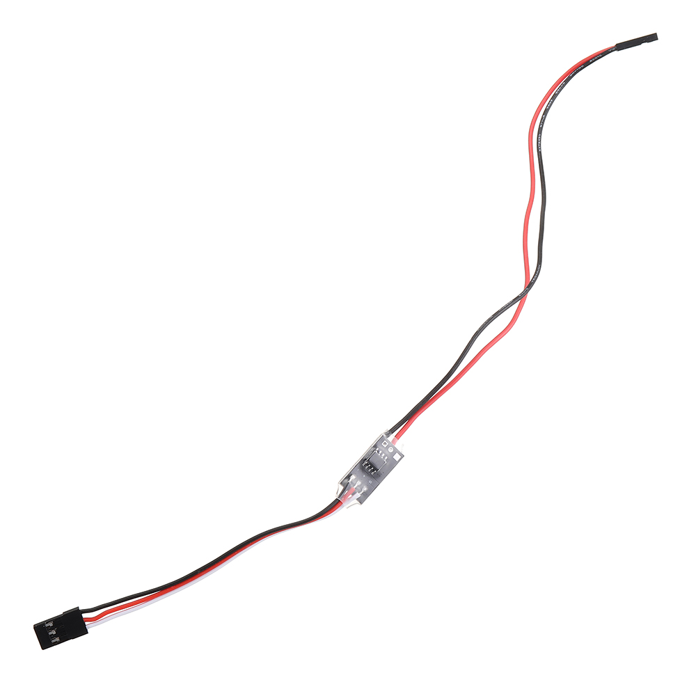 2PCS 2.7A 1S Dual Way Micro Brushed ESC 3.3-6V Winch Reversing with Overheat Out of Control Protection for RC Car Micro Airplane