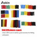 Shrinking 328Pcs Insulation Sleeving Thermal Casing Car Electrical Cable Tube kits Heat Shrink Tube Tubing Wrap Sleeve Assorted