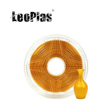 LeoPlas 1kg 1.75mm Flexible Soft Golden Gold TPU Filament For FDM 3D Printer Pen Consumables Printing Supplies Rubber Material
