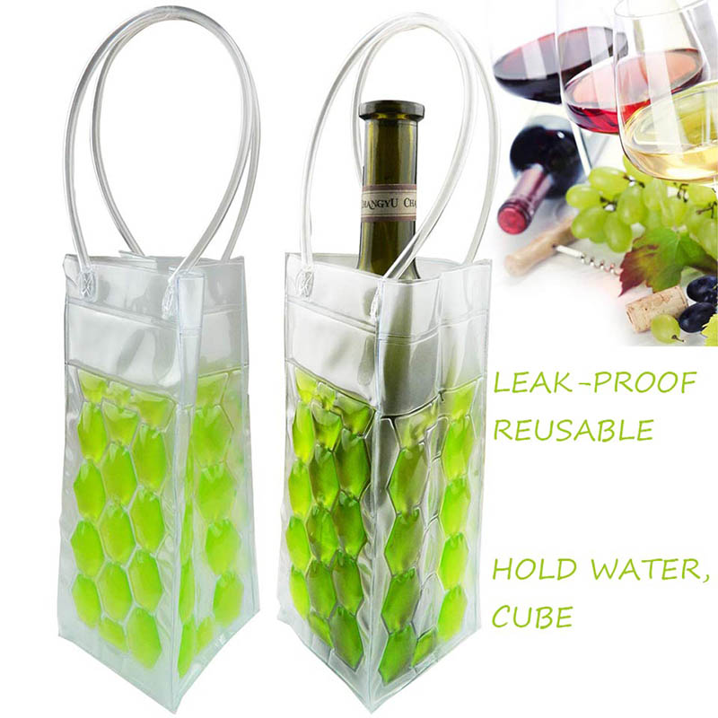 TEENRA 1PC Champagne Ice Bucket Wine Bottle Freezer Bottle Champagne Cooler Beer Cooling Ice Carrier Holder Liquor Ice Cold Tool