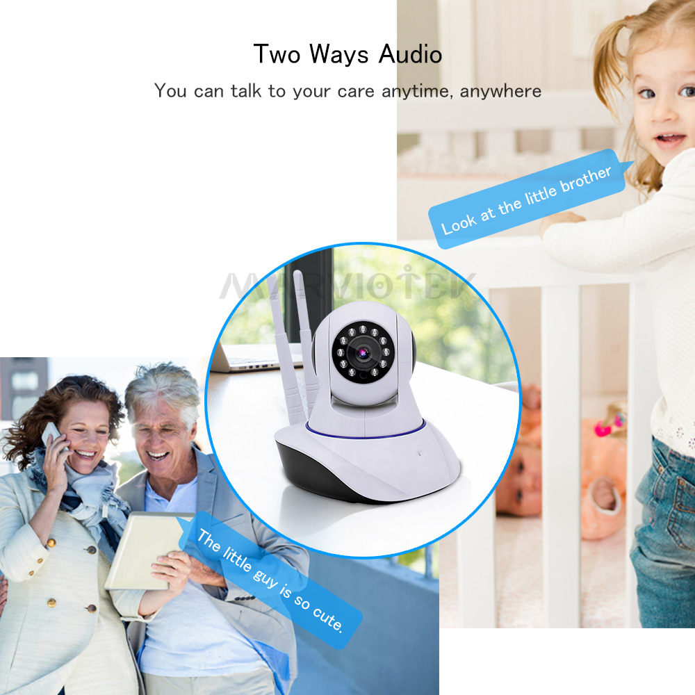 Home Security Baby Monitor WiFi IP Camera Wireless Baby Camera Two way audio Video Nanny Night Vision Baby Phone Cameras 960P IR